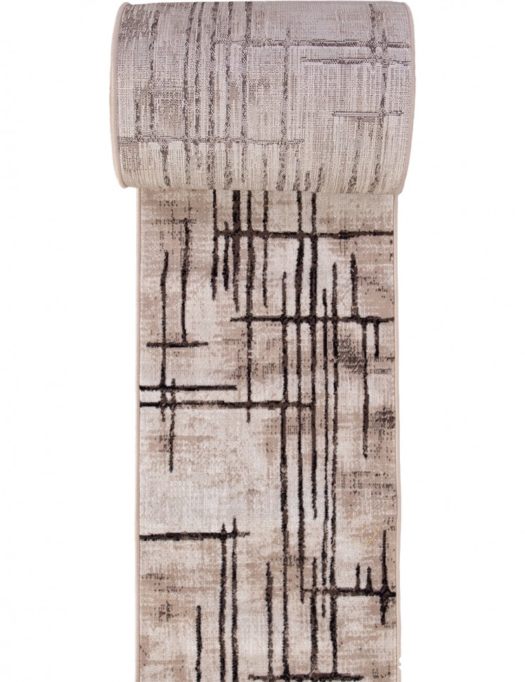 Ковровая дорожка D717 - BEIGE-BROWN - коллекция SIERRA