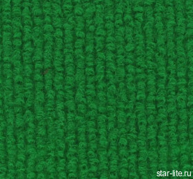 Выставочный ковролин зеленый