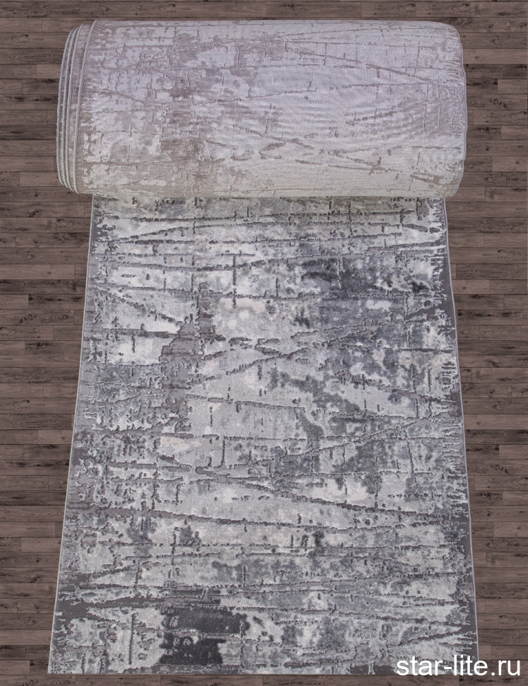 Ковровая дорожка 03752A - GREY / GREY - коллекция ARMINA