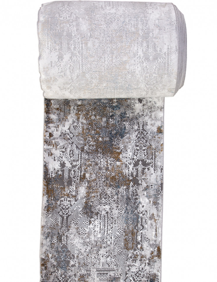 Ковровая дорожка 03005G - GREY / GREY - коллекция QUANTUM