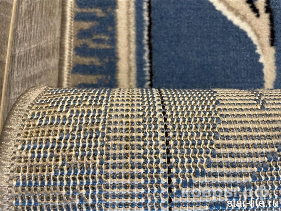 Ковровая дорожка Silver d230 blue