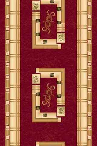 Ковровая дорожка Da Vinci 5263 red
