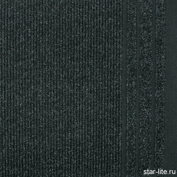 Грязезащитная ковровая дорожка Record 866 black Sintelon   