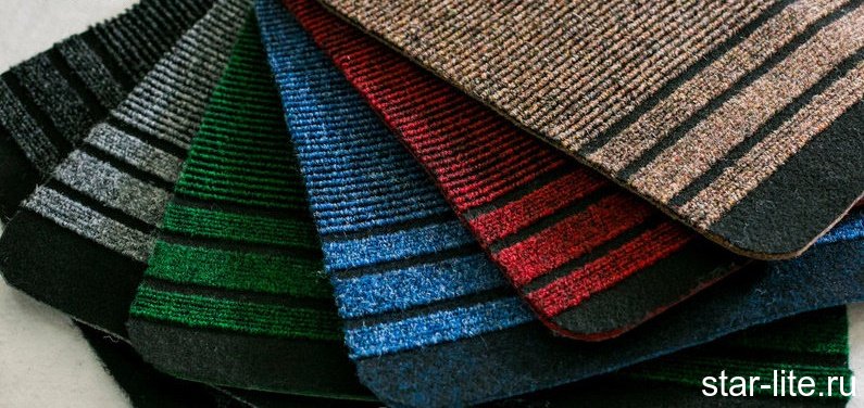 Грязезащитная ковровая дорожка Record 859-green Sintelon