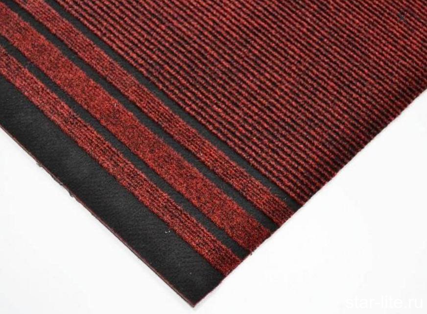 Грязезащитная ковровая дорожка Record 877 red Sintelon 