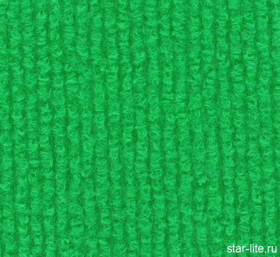 Выставочный ковролин цвета зеленого яблока. Скидка постоянным клиентам