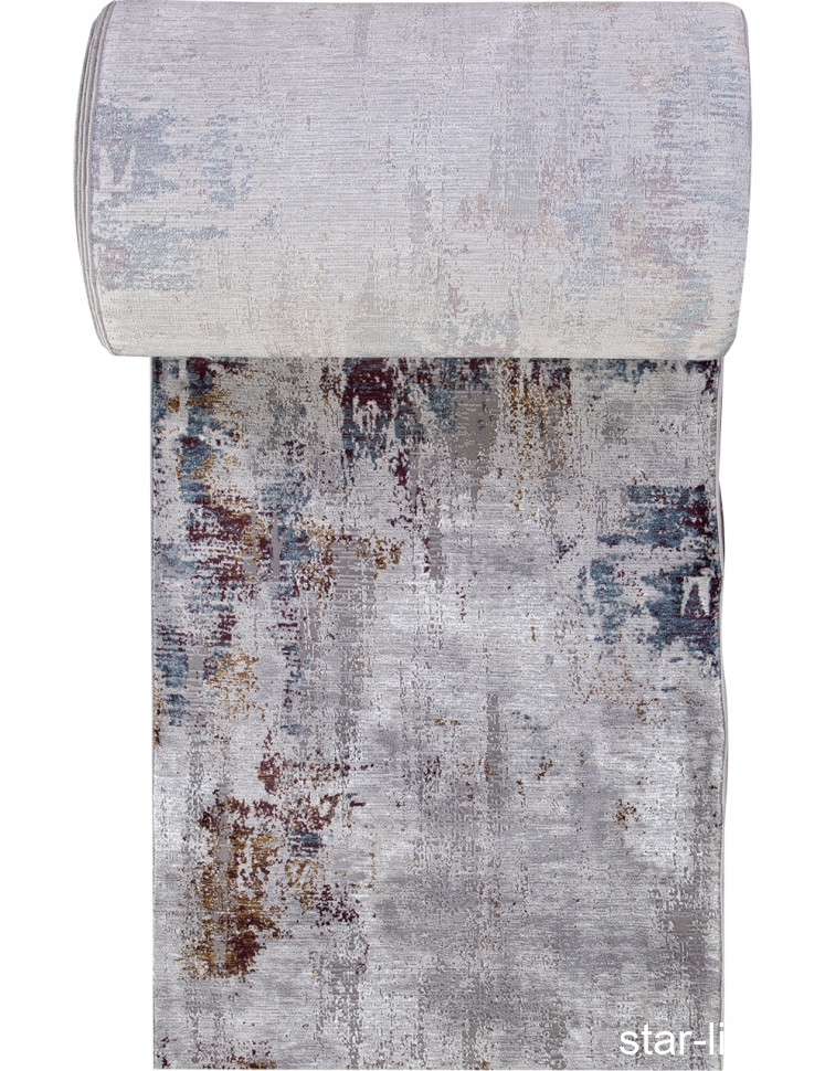 Ковровая дорожка 03002G - GREY / GREY - коллекция QUANTUM