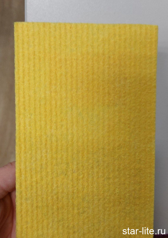 Выставочный ковролин желтый. Скидка постоянным клиентам