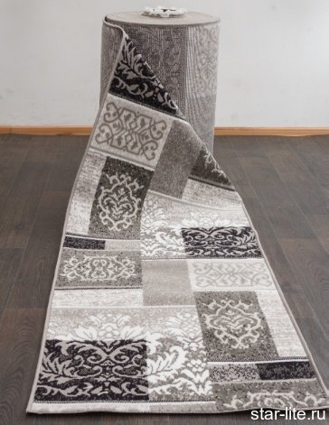 Ковровая дорожка Silver d216-gray