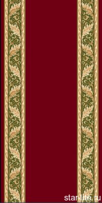 Ковровая дорожка Olympos d040 Red-Green