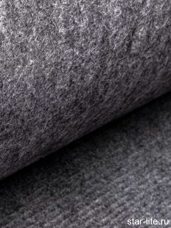 Выставочный ковролин серый