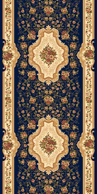 Дорожка Valencia Deluxe d317 Navy