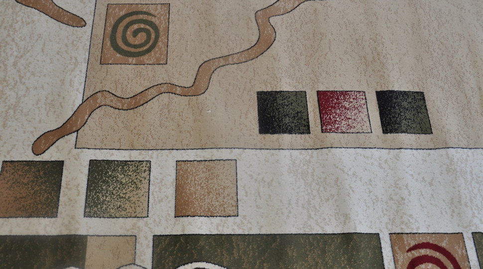 Ковровая дорожка Olympos d077 Cream-Green