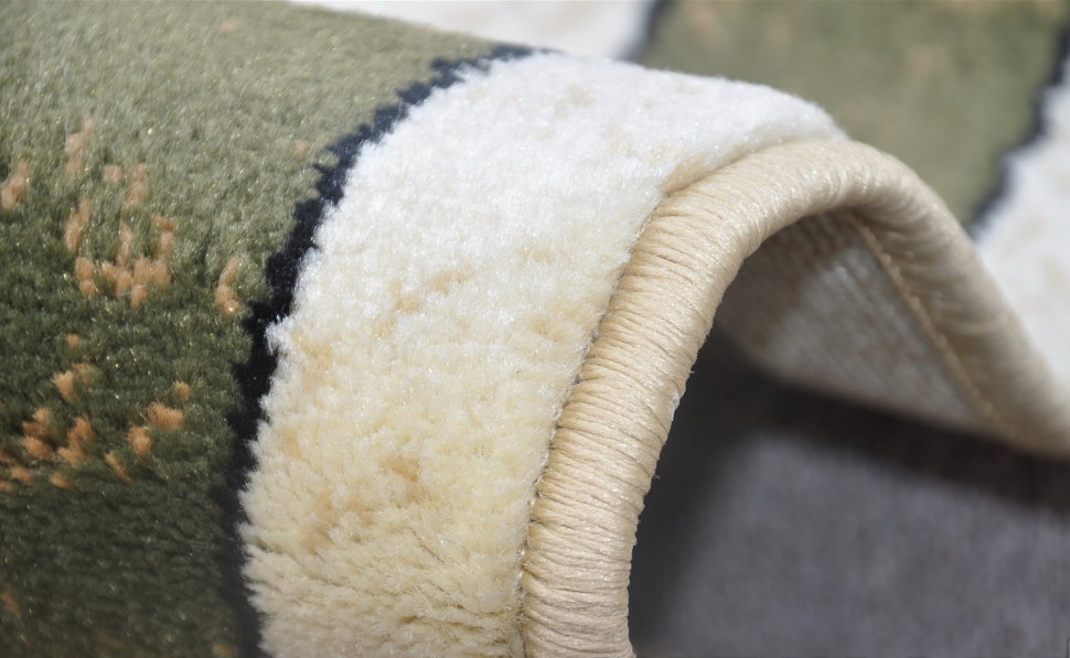 Ковровая дорожка Olympos d077 Cream-Green