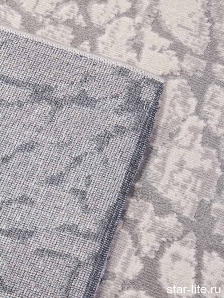 Ковровая дорожка DURKAR ALANYA 22097A L.GREY / CREAM