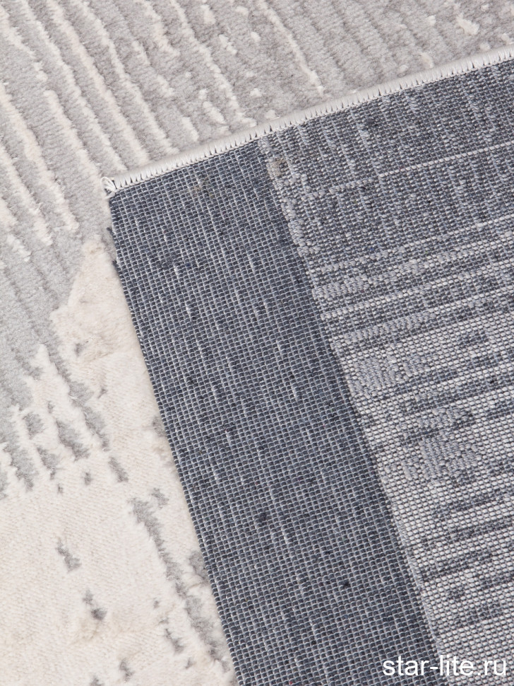 Ковровая дорожка DURKAR ALANYA 22353A CREAM / GREY