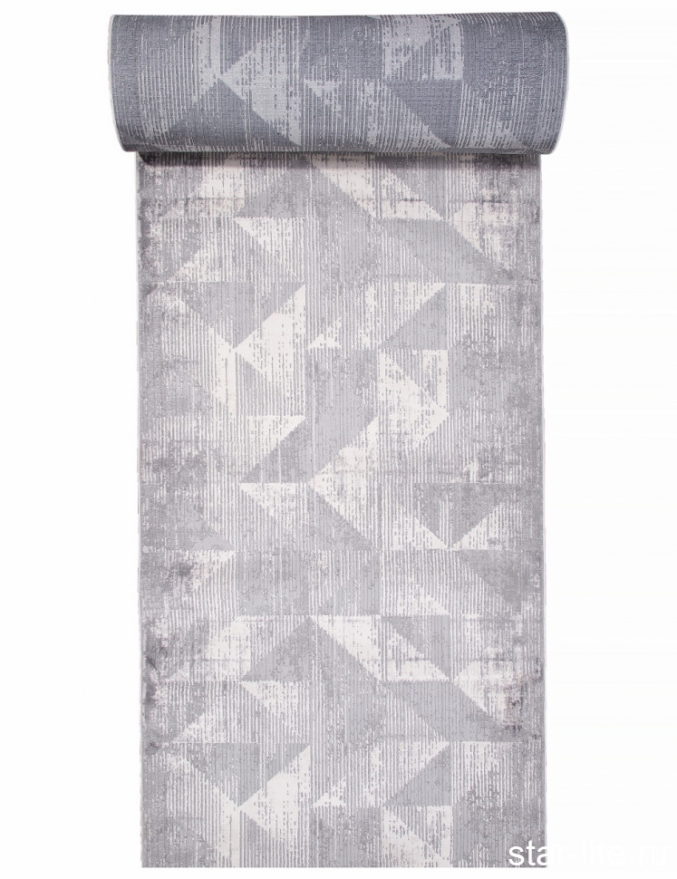 Ковровая дорожка DURKAR ALANYA 22353A CREAM / GREY