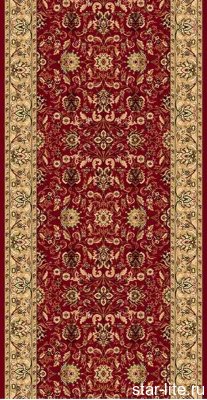 Ковровая дорожка Olympos d076 red 