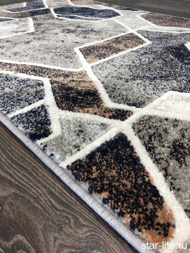 Ковровая дорожка Boston d753 beige-gray