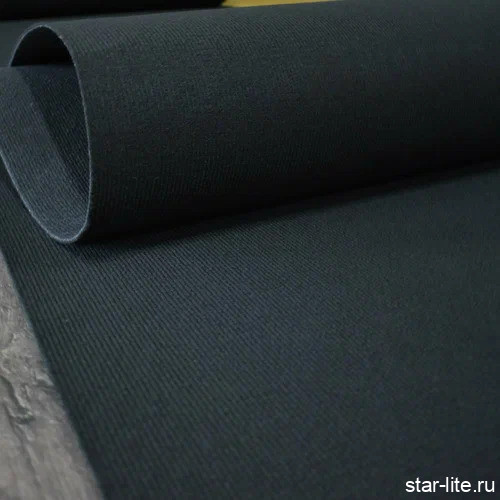 Выставочный ковролин черный 