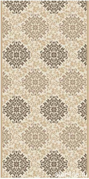 Дорожка Valencia Deluxe d374 cream-brown