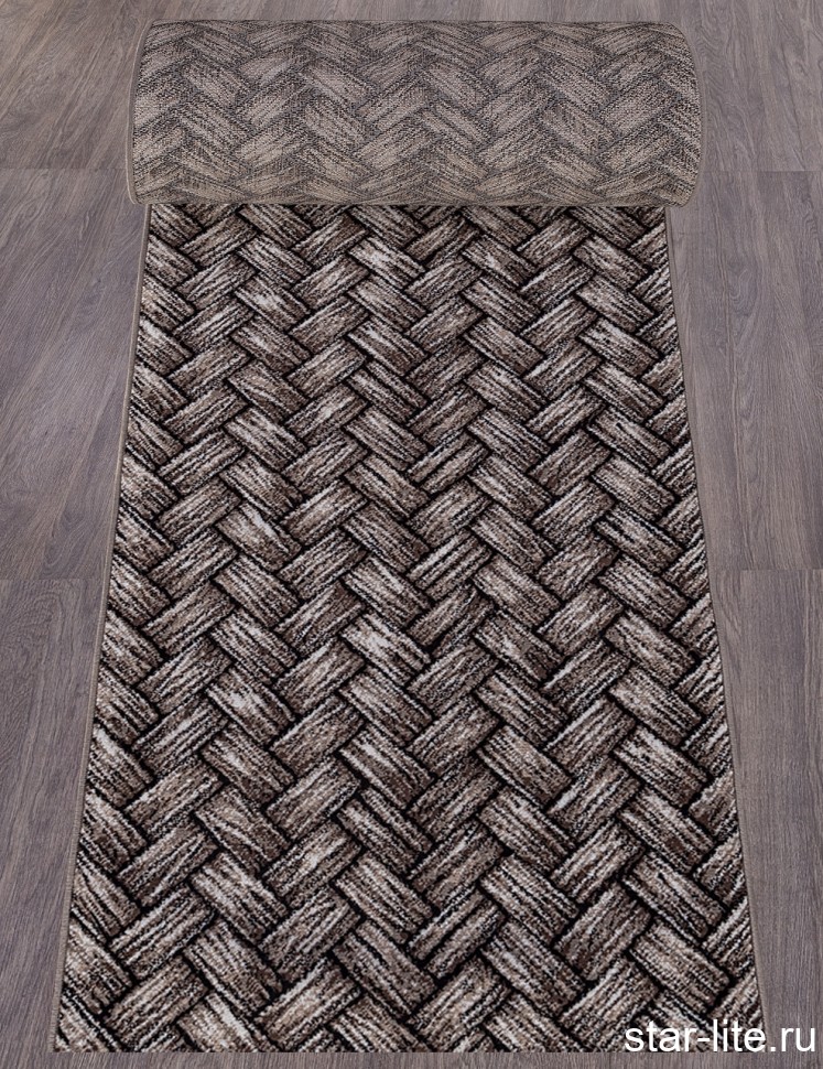 Ковровая дорожка D723 - BEIGE-BROWN 2 - коллекция SIERRA