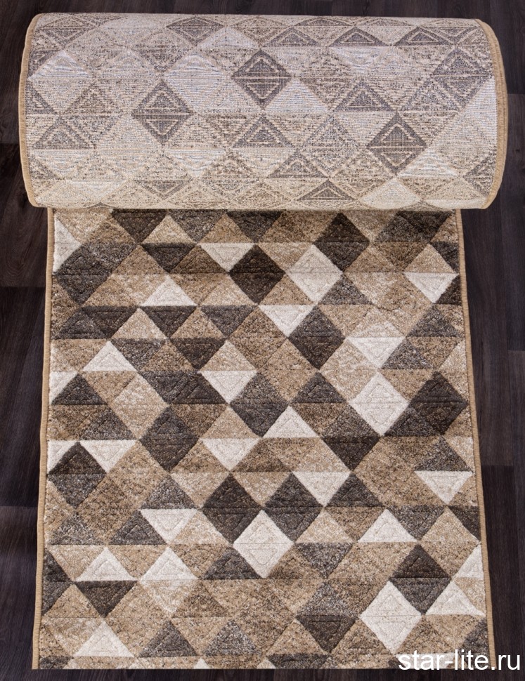 Ковровая дорожка Matrix d578 beige