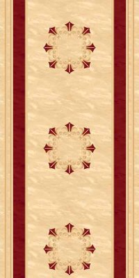 Ковровая дорожка Kamea 5333 Cream-Red