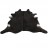 Ковер Коровья KRS049 - BLACK Прямоугольник (Австралия)