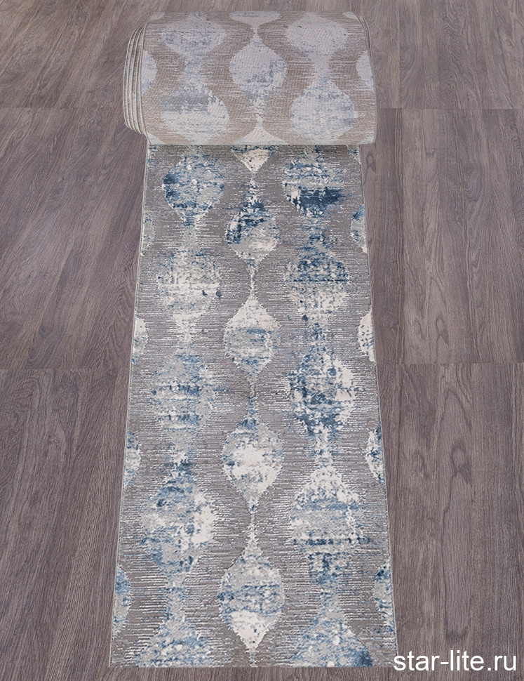 Ковровая дорожка 03876A - BLUE / BLUE - коллекция ARMINA