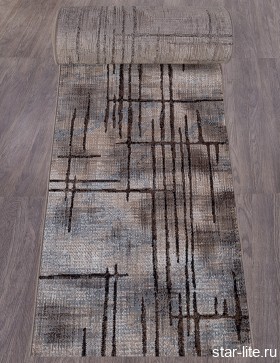 Ковровая дорожка D717 - BEIGE-BLUE 2 - коллекция SIERRA