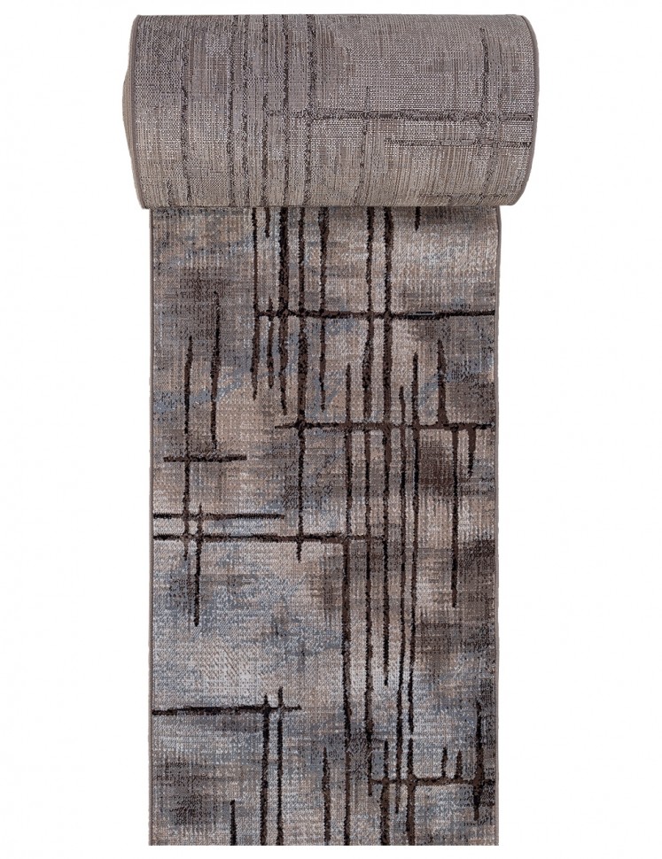 Ковровая дорожка D717 - BEIGE-BLUE 2 - коллекция SIERRA