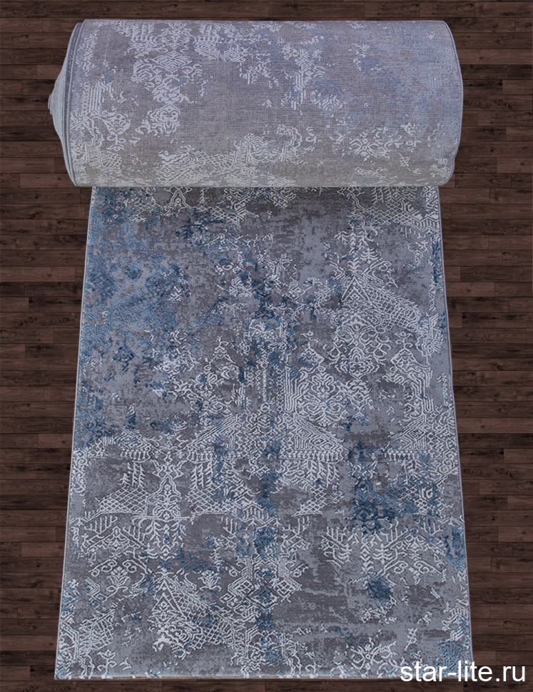 Ковровая дорожка 03851A - BLUE / BLUE - коллекция ARMINA