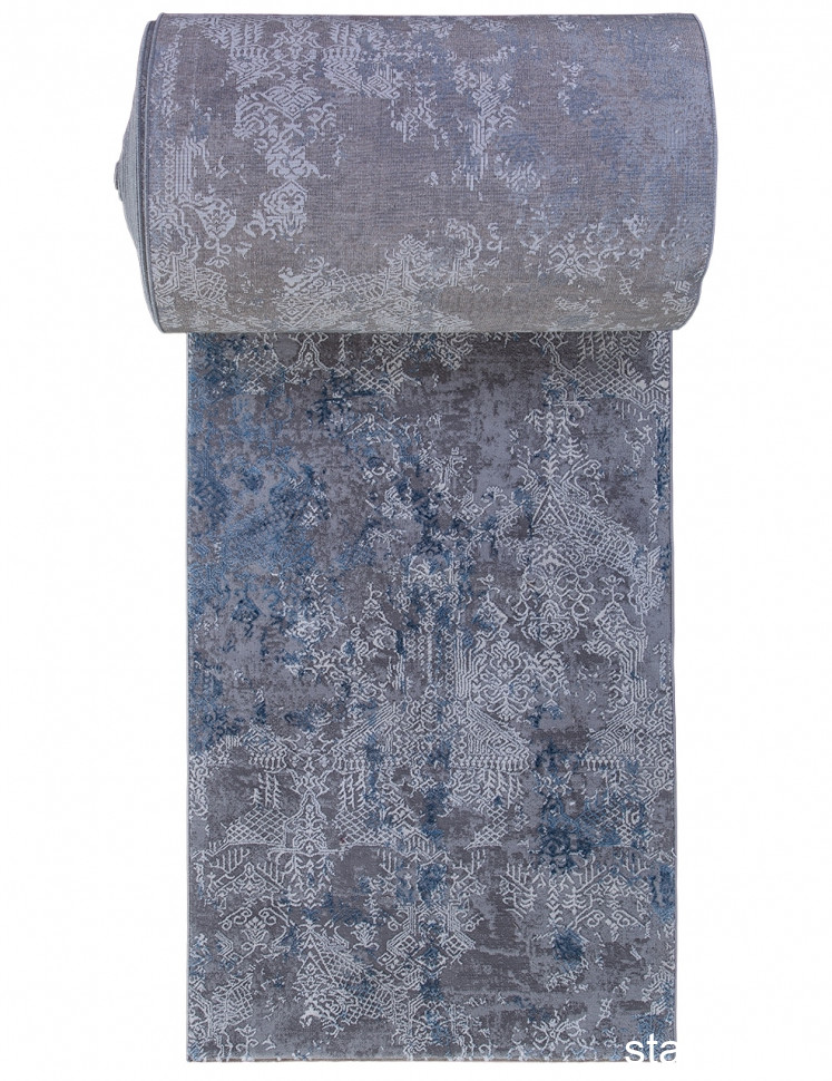 Ковровая дорожка 03851A - BLUE / BLUE - коллекция ARMINA