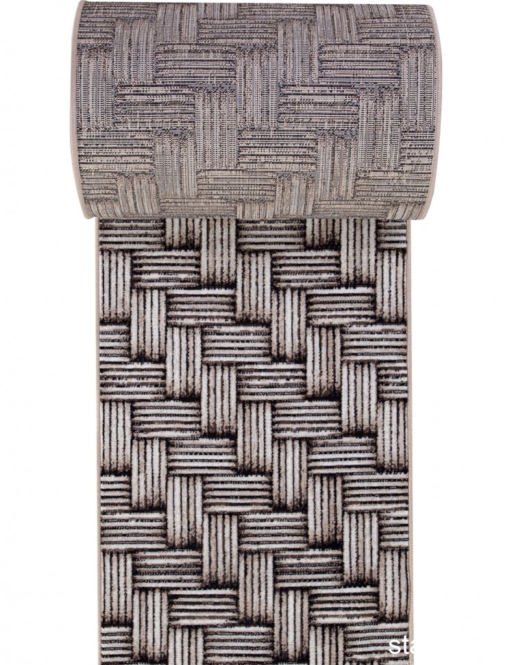 Ковровая дорожка D722 - BEIGE-BROWN - коллекция SIERRA